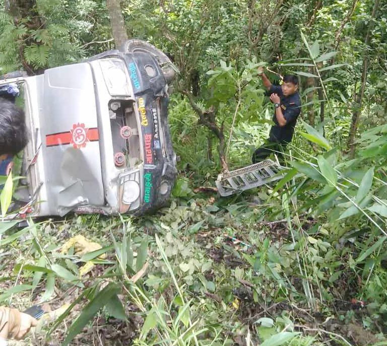 जिप दुर्घटना हुँदा चालकसहित सात घाइते