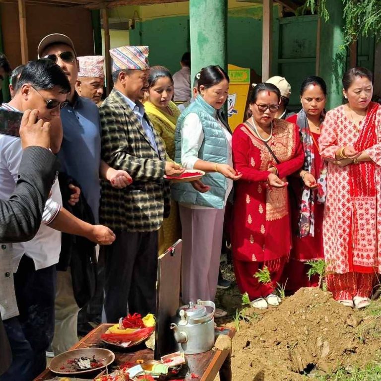 नेपाली काँग्रेस ताप्लेजुङको अगुवाईमा फुङलिङमा विपि कोइरालाको सालिक बन्ने,शिलान्यास गरियो