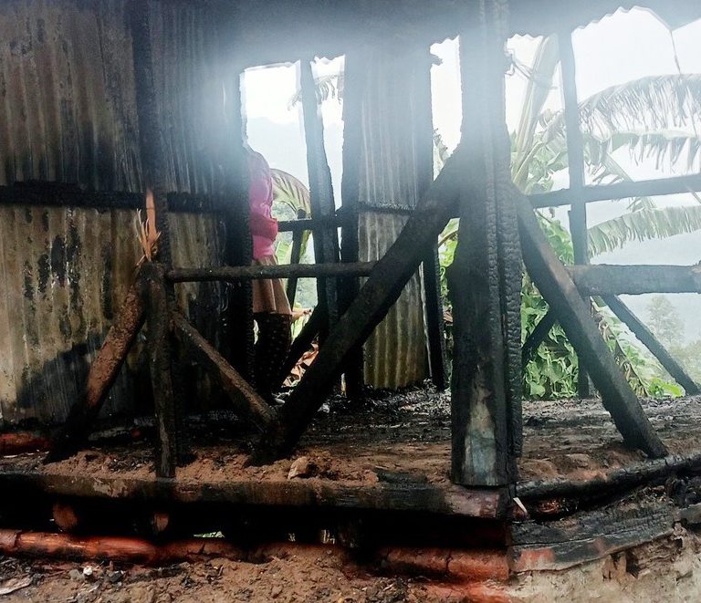 भान्सा घरमा आगलागी हुँदा लाखौंको क्षति