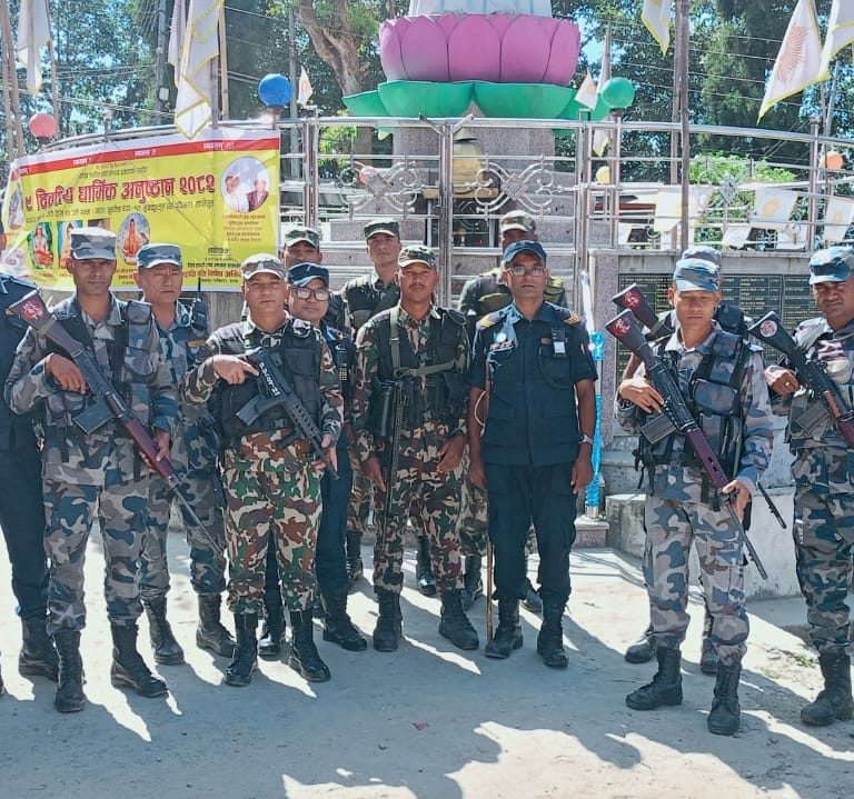 ताप्लेजुङमा नेपाली सेना सहितको चाडपर्वलक्षित संयुक्त गस्ति टोली