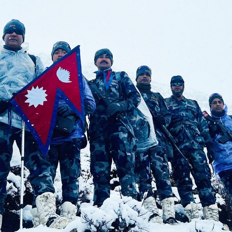 सशस्त्र प्रहरीद्वारा तिब्बतसँगको सीमा क्षेत्र निरीक्षण