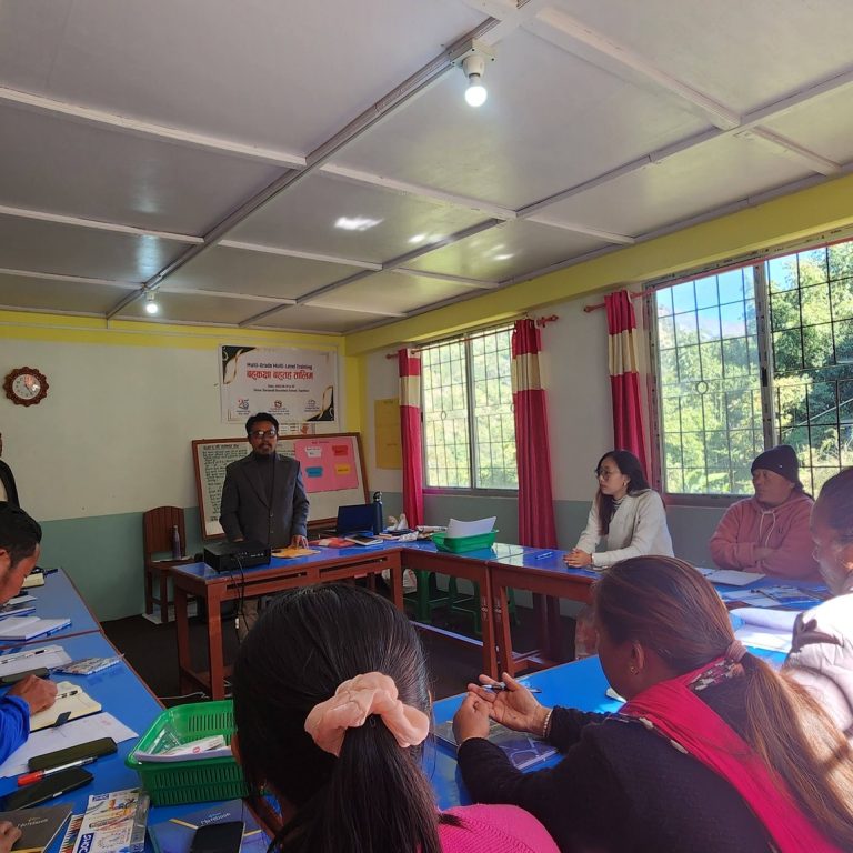 फक्ताङलुङमा बहुकक्षा बहुतह तालिम सुरु