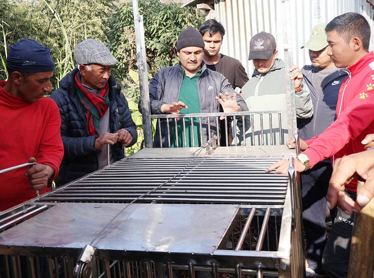 भालु नियन्त्रण गर्न खोर राखियो