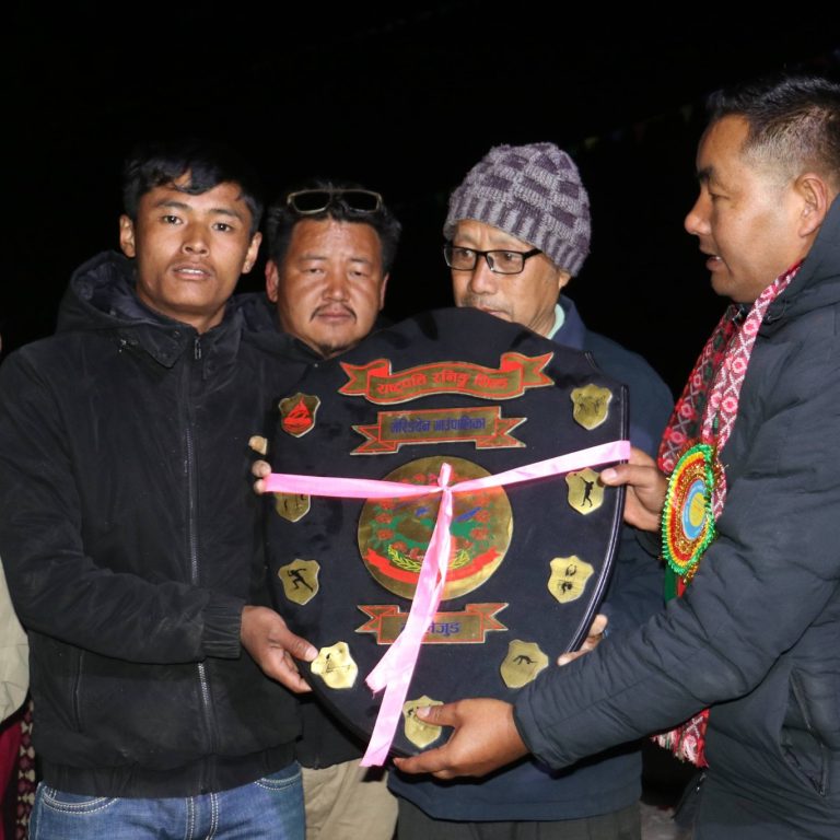 मेरिङदेन स्तरीय प्रतियोगितामा पान्दोलुङ च्याम्पियन