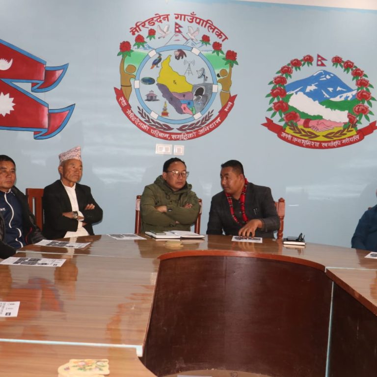 मेरिङदेनमा बृद्धिमुखी उद्यमशिलता तथा रोजगारी प्रर्वद्धन अभिमुखीकरण कार्यक्रम सुरु