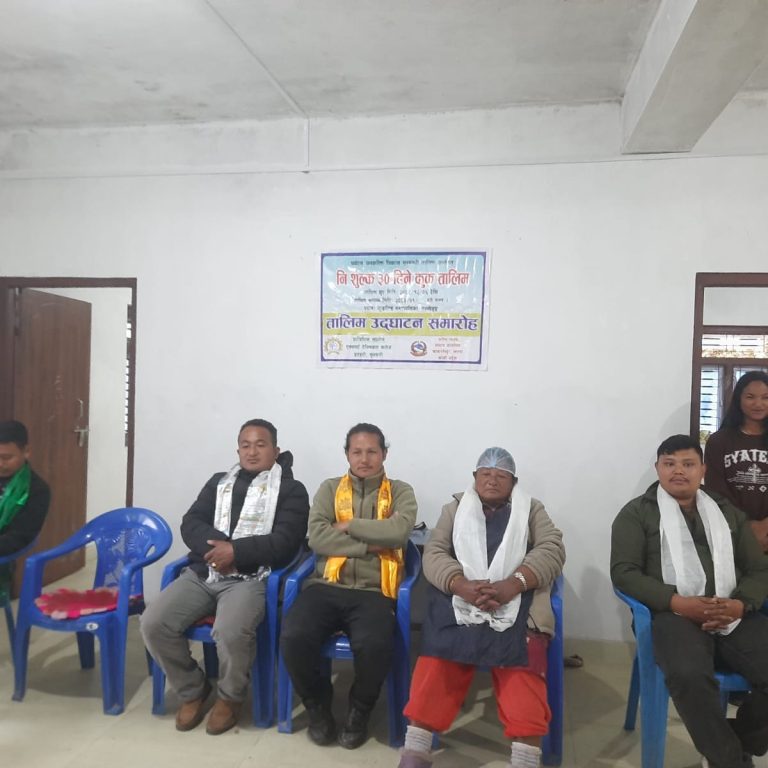 गुम्बाडाँडा सामुदायिक होमस्टेमा ३० दिने कुक तालिम