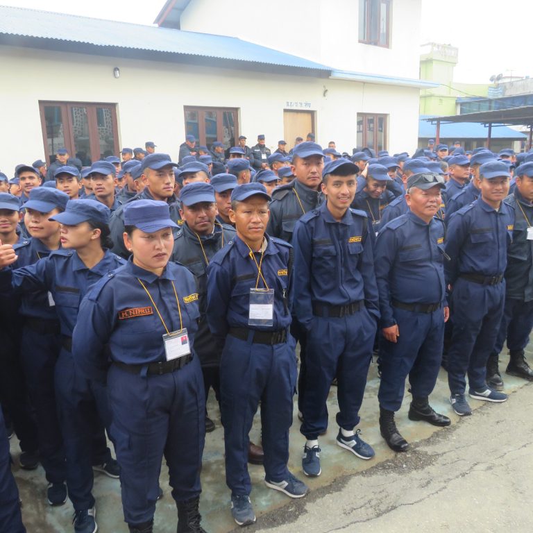 ८४६ निर्वाचन प्रहरीको सामुहिक बिदाई