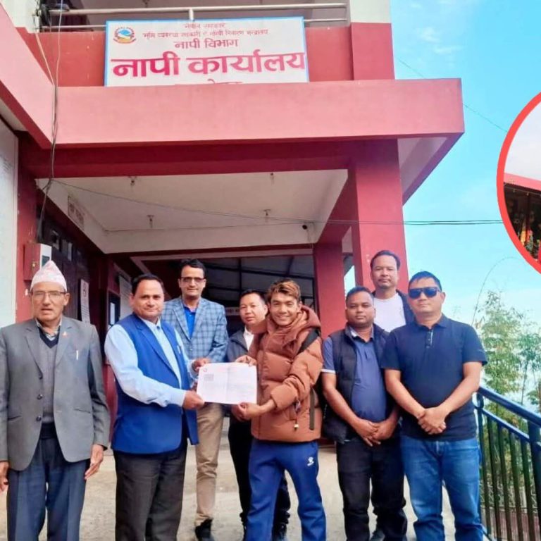 एक समाजसेवीले कर्भडहलका लागि दिए निःशुल्क जग्गा