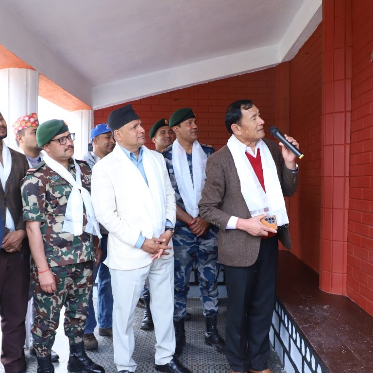 सुकेटारमा निर्मित ‘एपिएफ चौतारी’को उद्घाटन