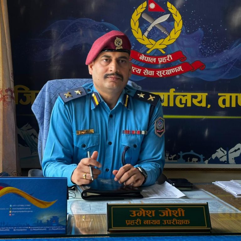 शान्ति सुरक्षा विगतको भन्दा खस्कन नदिई थप सुद्रिढ गर्ने डिएसपी जोशीको प्रतिबद्धता
