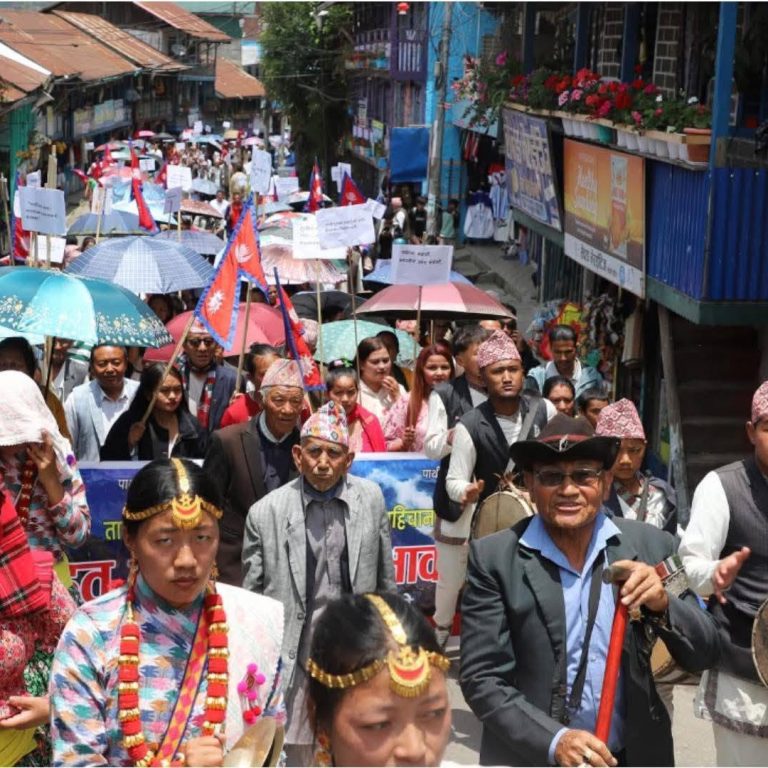 स्थगन भएको केवलकार निर्माण कार्य चाँडो सुरु गर्न माग गर्दै ताप्लेजुङमा सद्भाव र्‍याली तथा कोणसभा