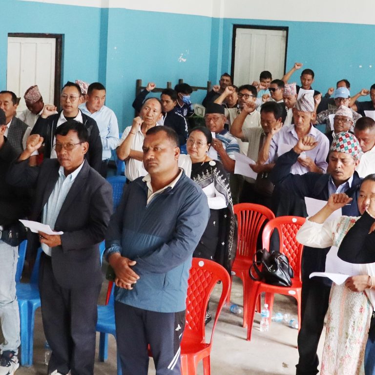 नेकपा ताप्लेजुङ जिल्ला कमिटीको सपथग्रण सम्पन्न