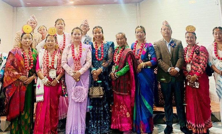 रोपाइँ जात्रामा लिम्बू जातिको धान नाच आयोजना