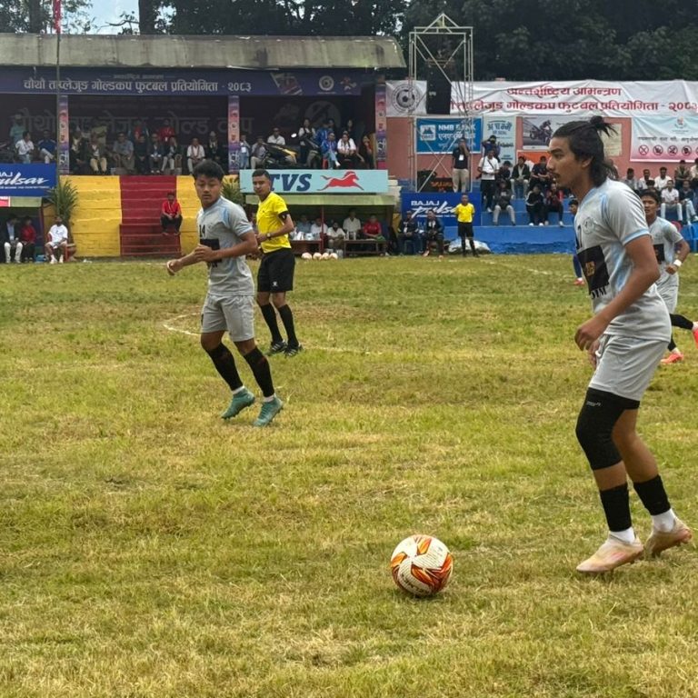 चित्लाङ फुटबल क्लवलाई टाईब्रेकरमा पराजित गर्दै फिदिम स्पोर्टिङ क्लव ताप्लेजुङ गोल्डकपको सेमीफाईनलमा
