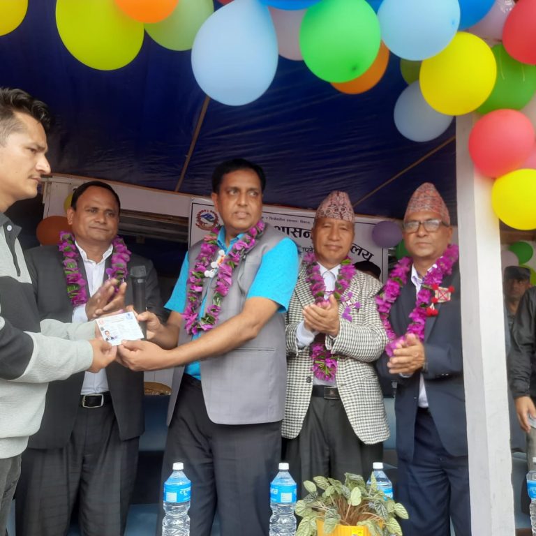 तेल्लोकमा इलाका प्रशासन कार्यालय स्थापना,बाजागाजा सहित गरियो उद्घाटन