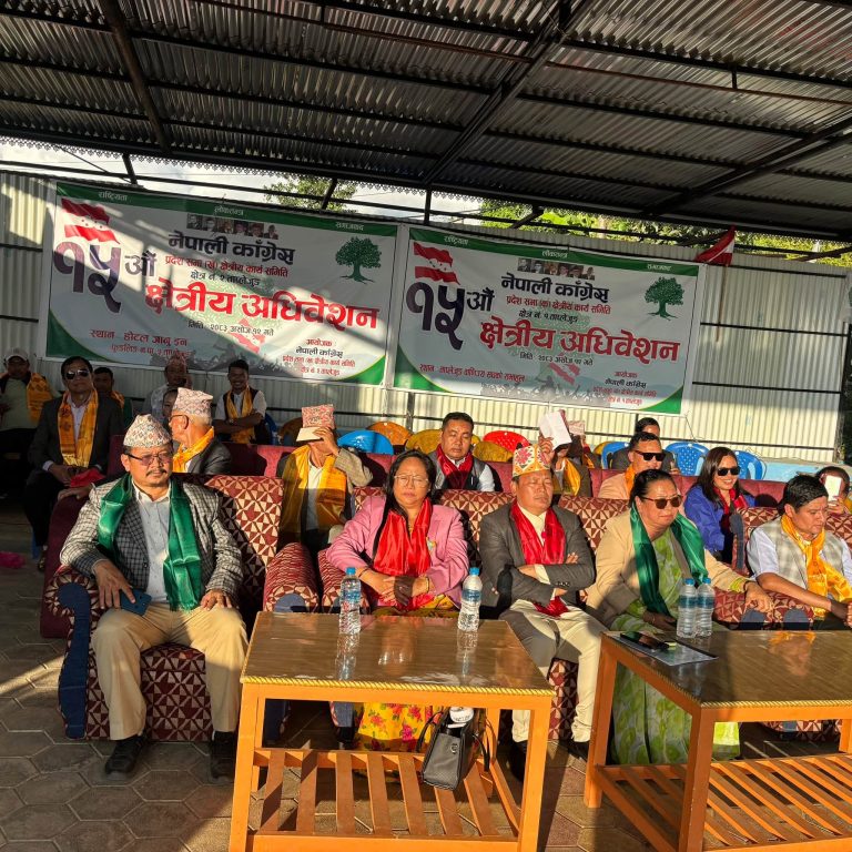 काँग्रेस अधिबेशन : ताप्लेजुङबाट पदेन बाहेक छानिनुपर्ने ३३ मध्ये ७ महाधिबेशन प्रतिनिधि निर्विरोध