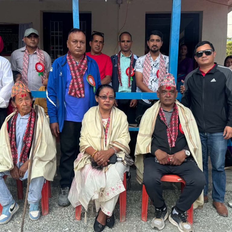 सिरिजङ्गा वडा नं २ आम्बेगुदिनमा खाम्दिम्बे सामुदायिक स्वास्थ्य इकाईको भवन निर्माण गरी सुरु गरियो सेवा प्रवाह